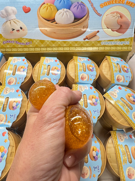 Mystery Mini Glittered Dumpling Squishy - 7/4