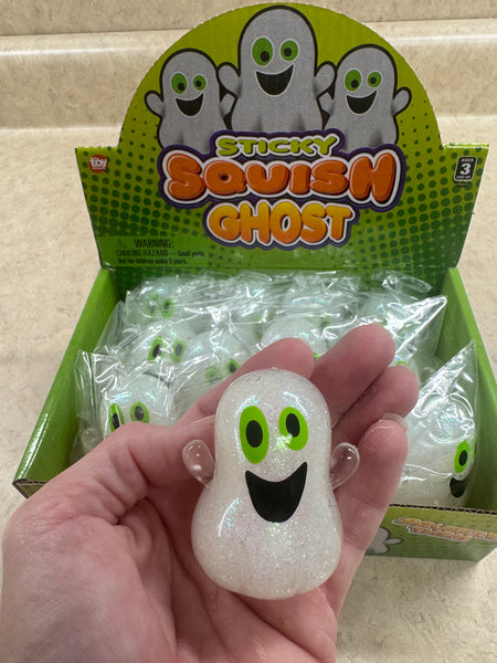 IN STOCK - 2" SQUISH STICKY GHOST