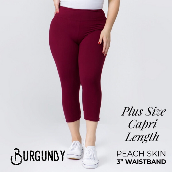 Preorder Plus Size Capri Legging