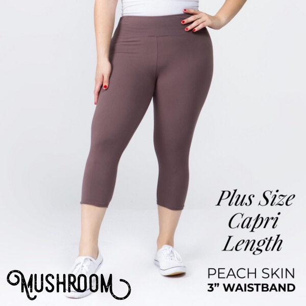 Preorder Plus Size Capri Legging
