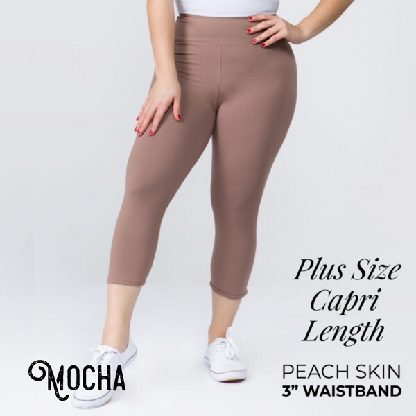 Preorder Plus Size Capri Legging