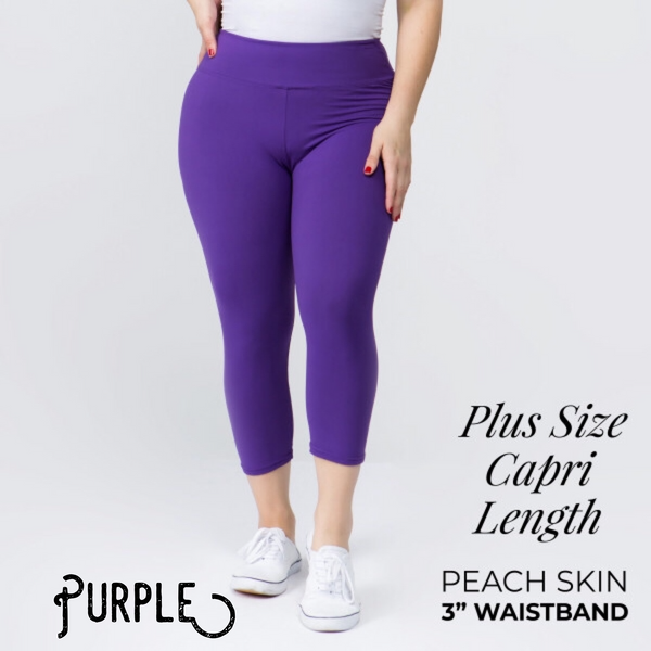 Preorder Plus Size Capri Legging